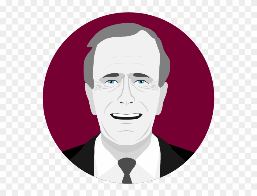 President George H - Illustration Clipart #5548126