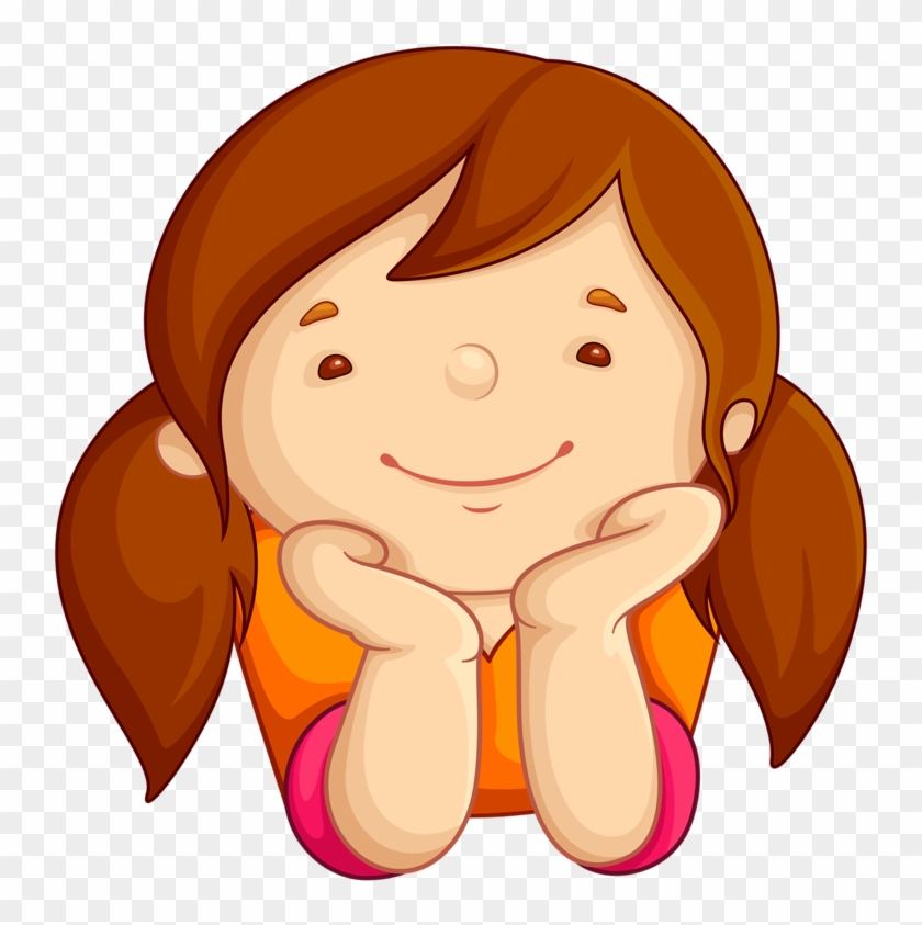 Фотки Boy Or Girl, Art Girl, Girl Clipart, Kids Scrapbook, - Girl Reading Bible Clipart - Png Download