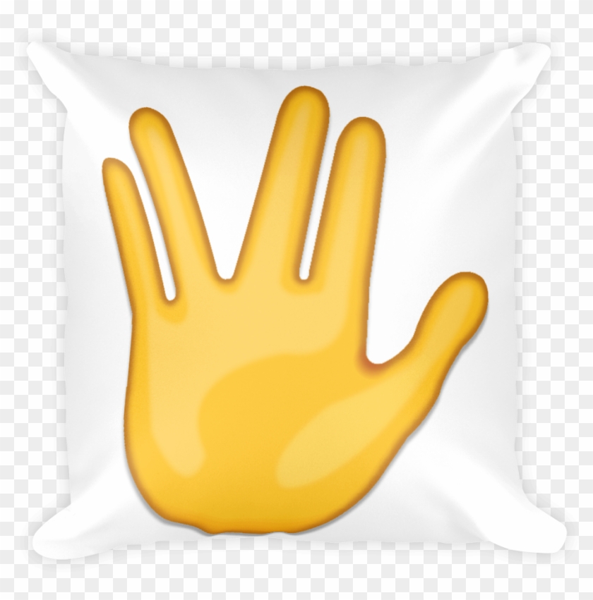 Part Between Middle And Ring Fingers - Throw Pillow Clipart