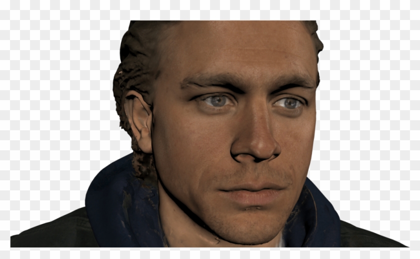 Charlie Hunnam Sons Of Anarchy 3d Scan With Textures - Human Clipart #5548986
