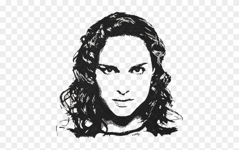 Fun Facts About Natalie Portman - Sketch Clipart #5549131