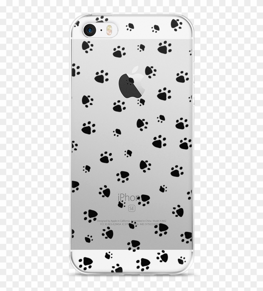 Pawprints Iphonecase 55sse Small - Mobile Phone Case Clipart #5549566