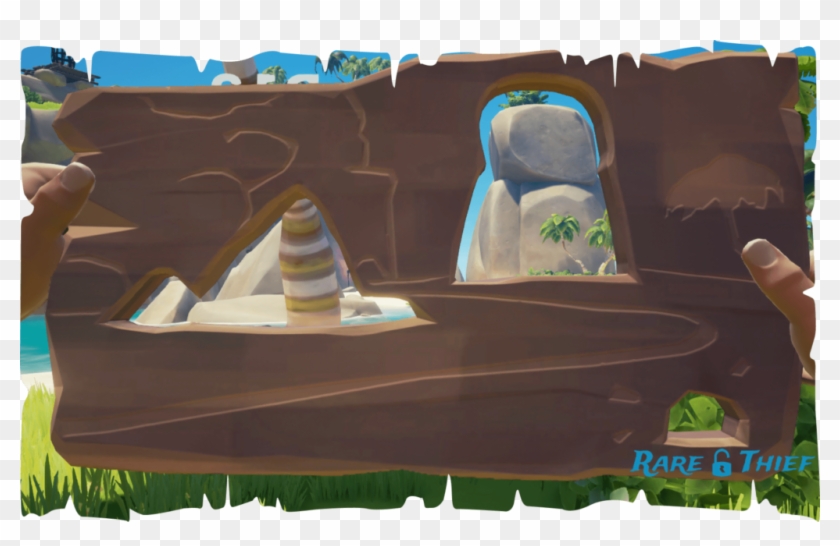 Mermaid's Hideaway Carved Plank - Sea Of Thieves All Beacons Clipart