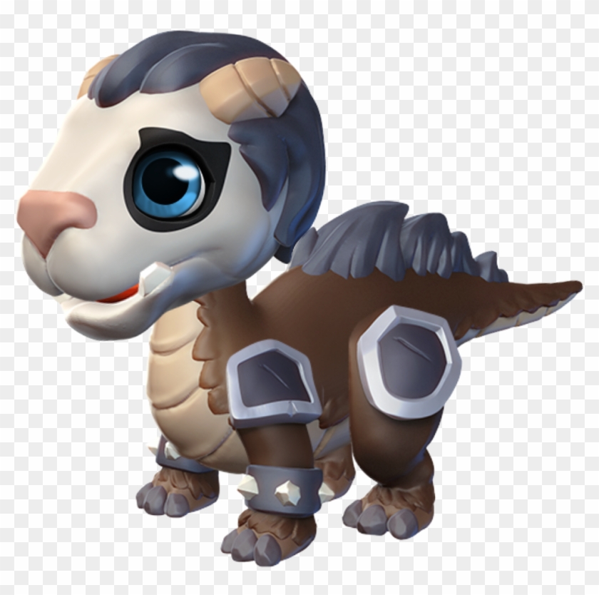 Heavy Metal Dragon Baby - Cartoon Clipart