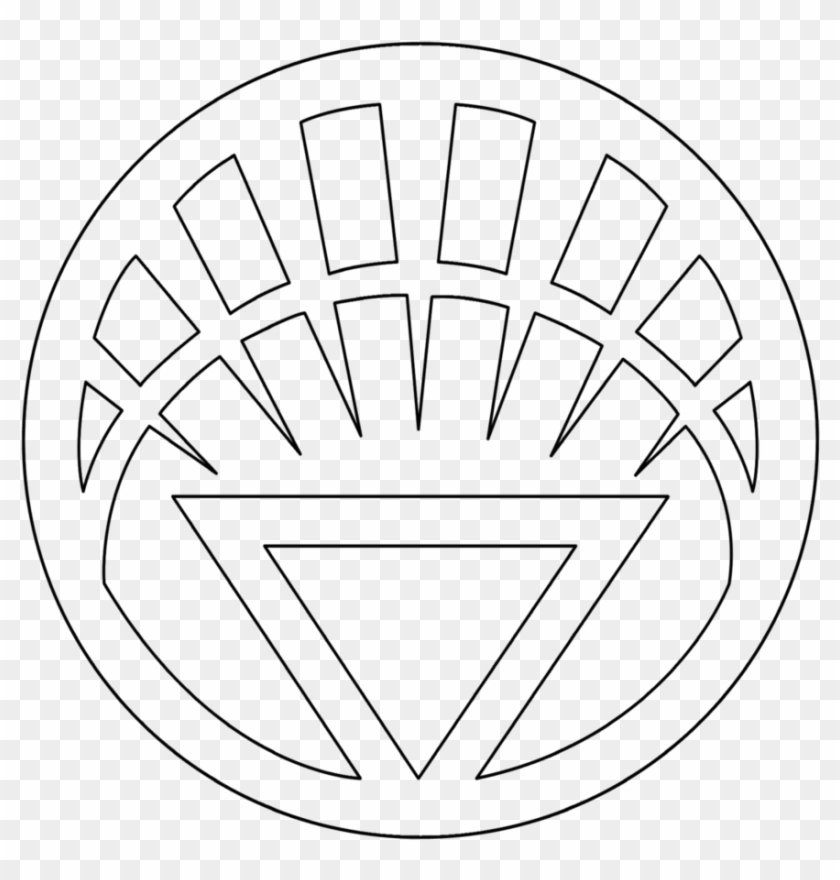 White Lantern Corps Symbol Outline By Mr Droy-d61ffih - White Lantern Symbol Png Clipart