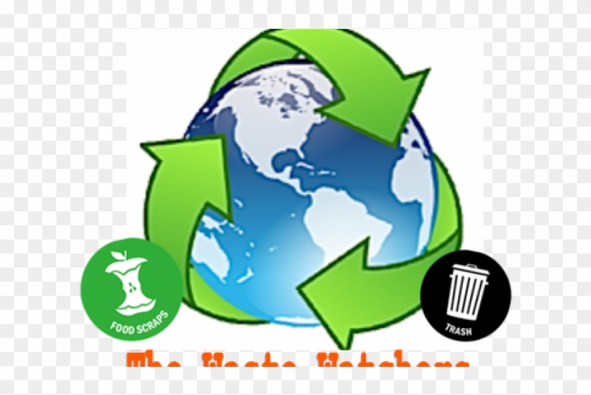 Poster Clipart Solid Wast - Earth Recycling - Png Download #5550317