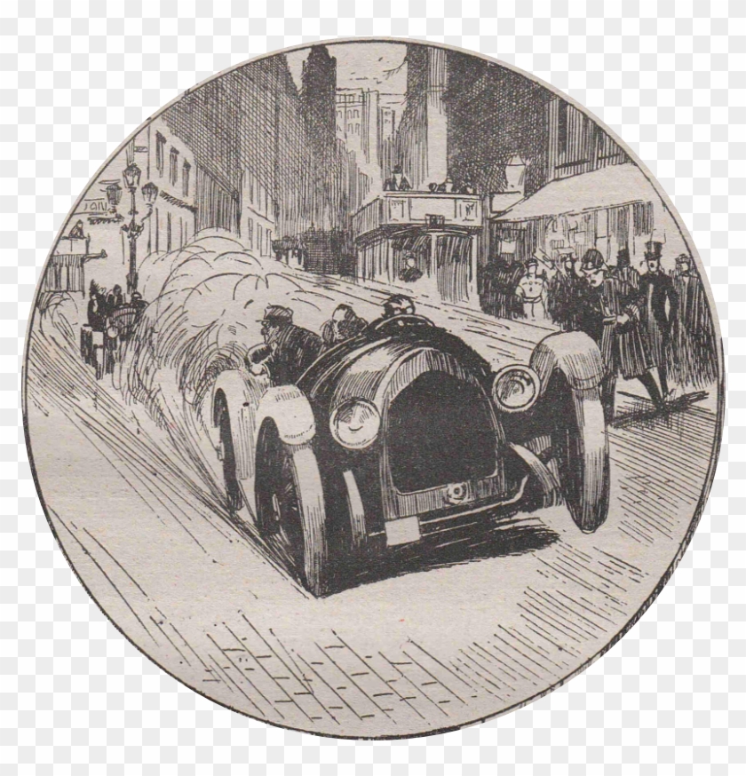 The Great Office Mystery - Antique Car Clipart