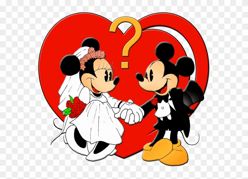 Mickey Mouse Love Wallpaper 61 Pictures - Mickey Mouse Wedding Clipart #5550525