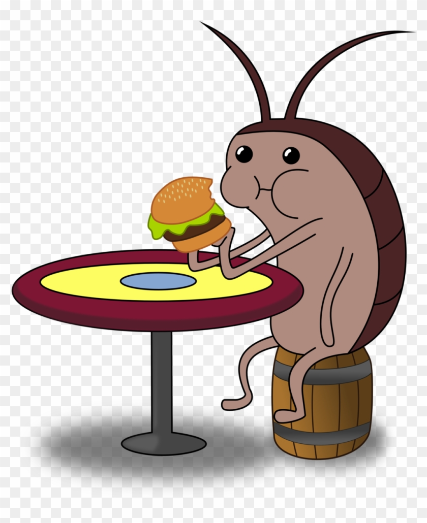 Burger Transparent Krusty Krab - Man Shot After Throwing Shoe At Roach Clipart #5550606