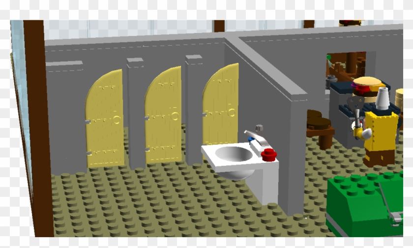 Lego Krusty Krab , Png Download - Door Clipart