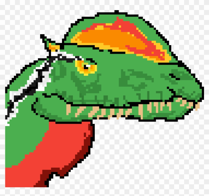 Dilophosaurus - Cartoon Clipart