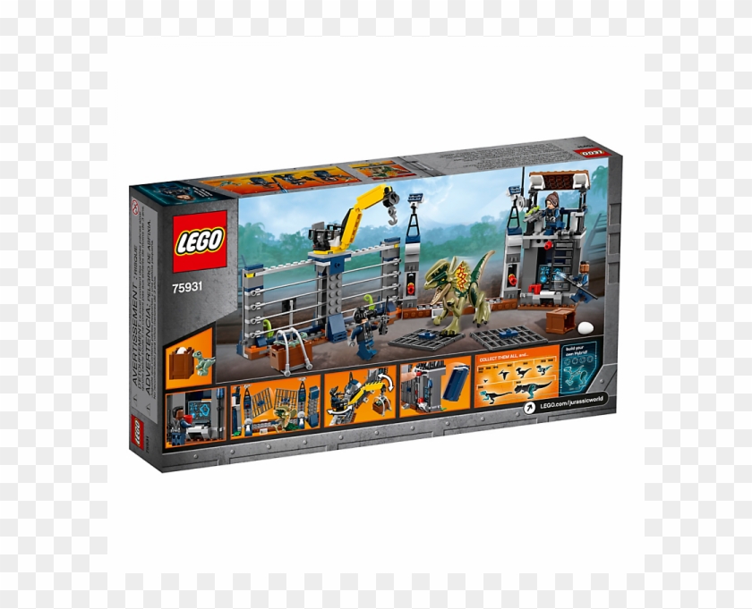 Dilophosaurus Outpost Attack - Lego Jurassic World 75931 Clipart