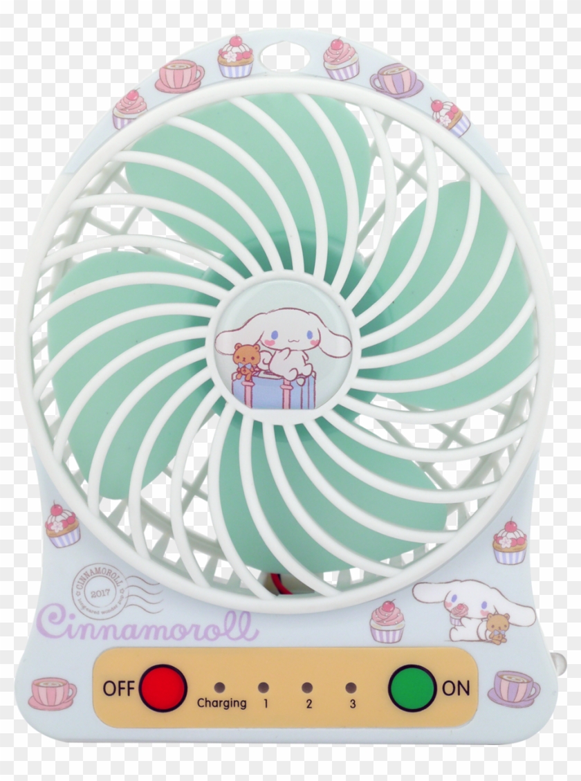 Cinnamoroll Portable Fan - Sanrio Portable Fan Clipart
