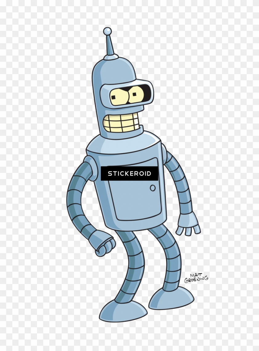 Futurama Bender Happy , Png Download - Futurama Bender Png Clipart #5551159