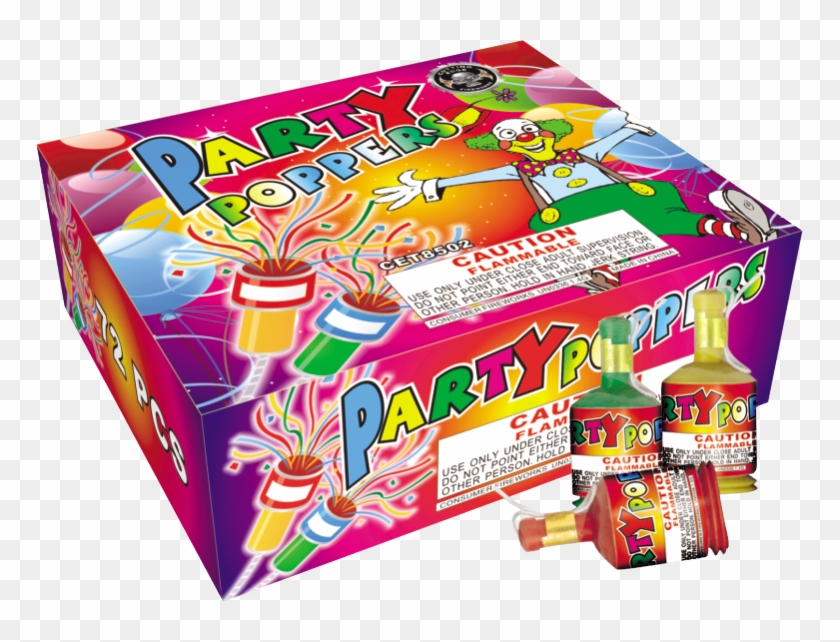 Champagne Poppers - Party Popper Clipart