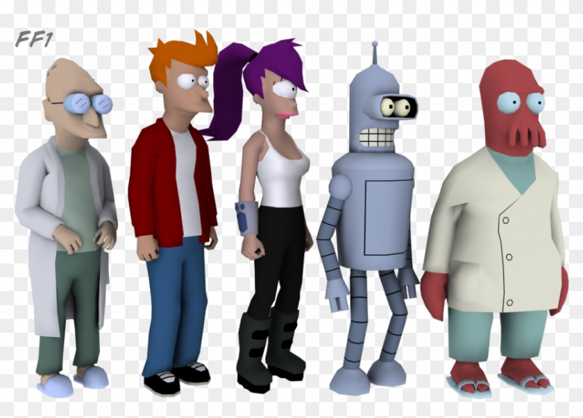 005 Futurama Collect The Whole Set By Futuramafreak1 - Futurama Amy 3d Model Clipart