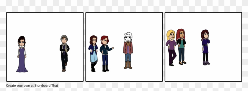 Mean Girls - Cartoon Clipart #5551977
