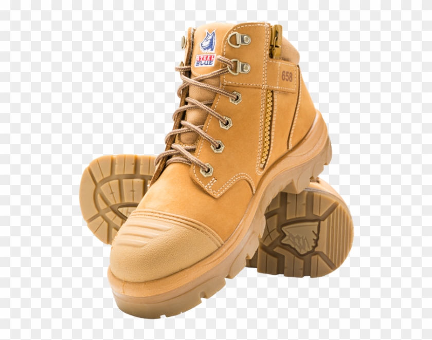 Steel Blue Parkes Zip Scuff 312658 Safety Boot - Steel Blue Parkes Zip Scuff Cap Clipart