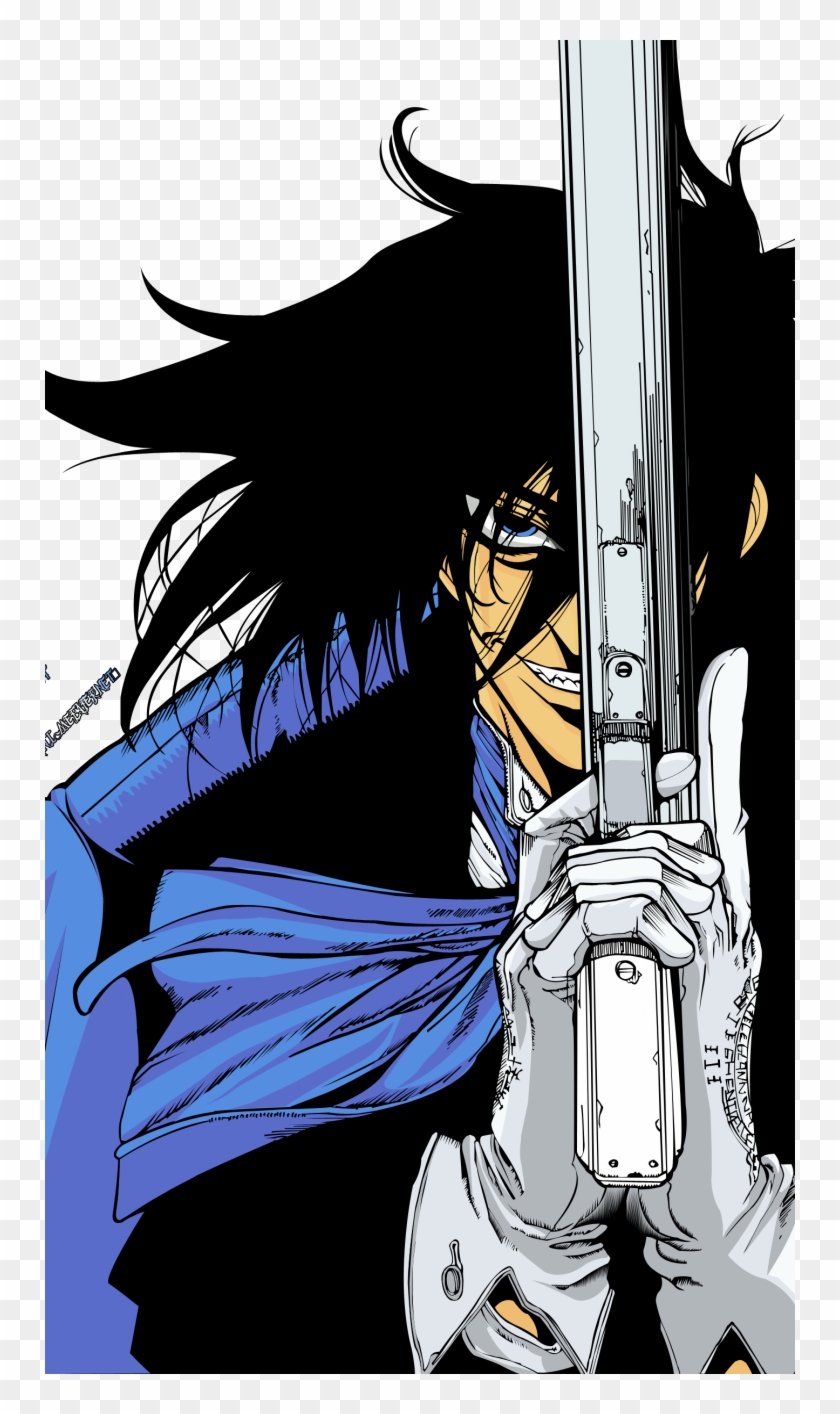 Anime / Hellsing Mobile Wallpaper - Alucard Hellsing Official Art Clipart