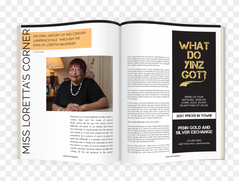 Miss Loretta's Corner - Magazine Clipart #5553030