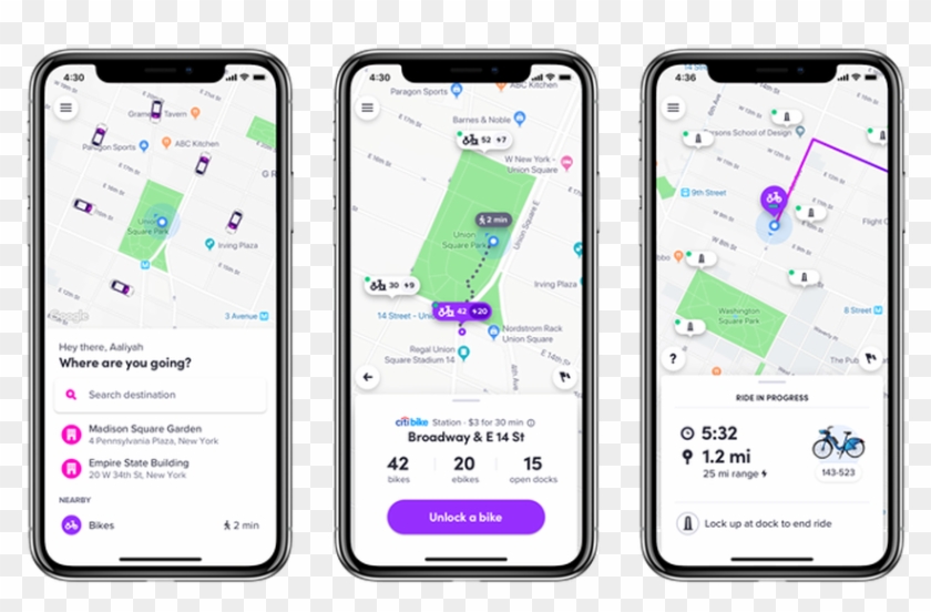 Lyft Bike-sharing Will Soon Be Available In Nyc Through Clipart #5553035