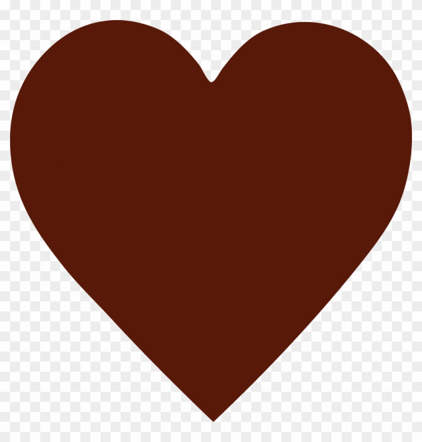 Brown Heart Png - Burgundy Heart Clip Art Transparent Png