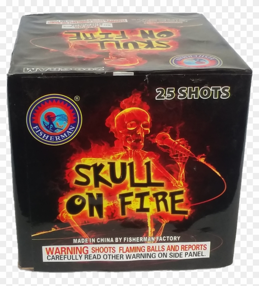 Wholesale Fireworks Skull On Fire Case 12/1 - Flash Clipart