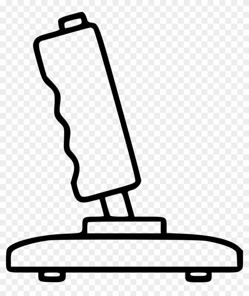 Joystick Console Game Controller Olschool Button Technology - Joystick Clipart #5553774