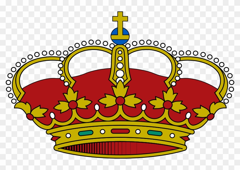 Spanish Royal Crown - Symbol On The Spain Flag Clipart #5553961