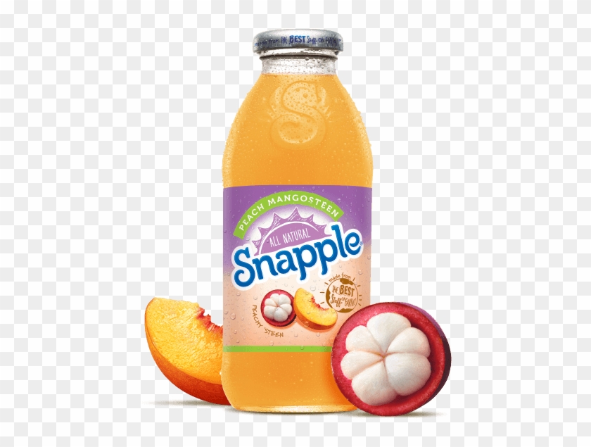 Snapple Peach Mangosteen Juice Drink - Snapple Tea Clipart #5554117