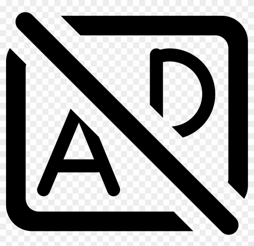 Png File - No Ads Icon Png Clipart