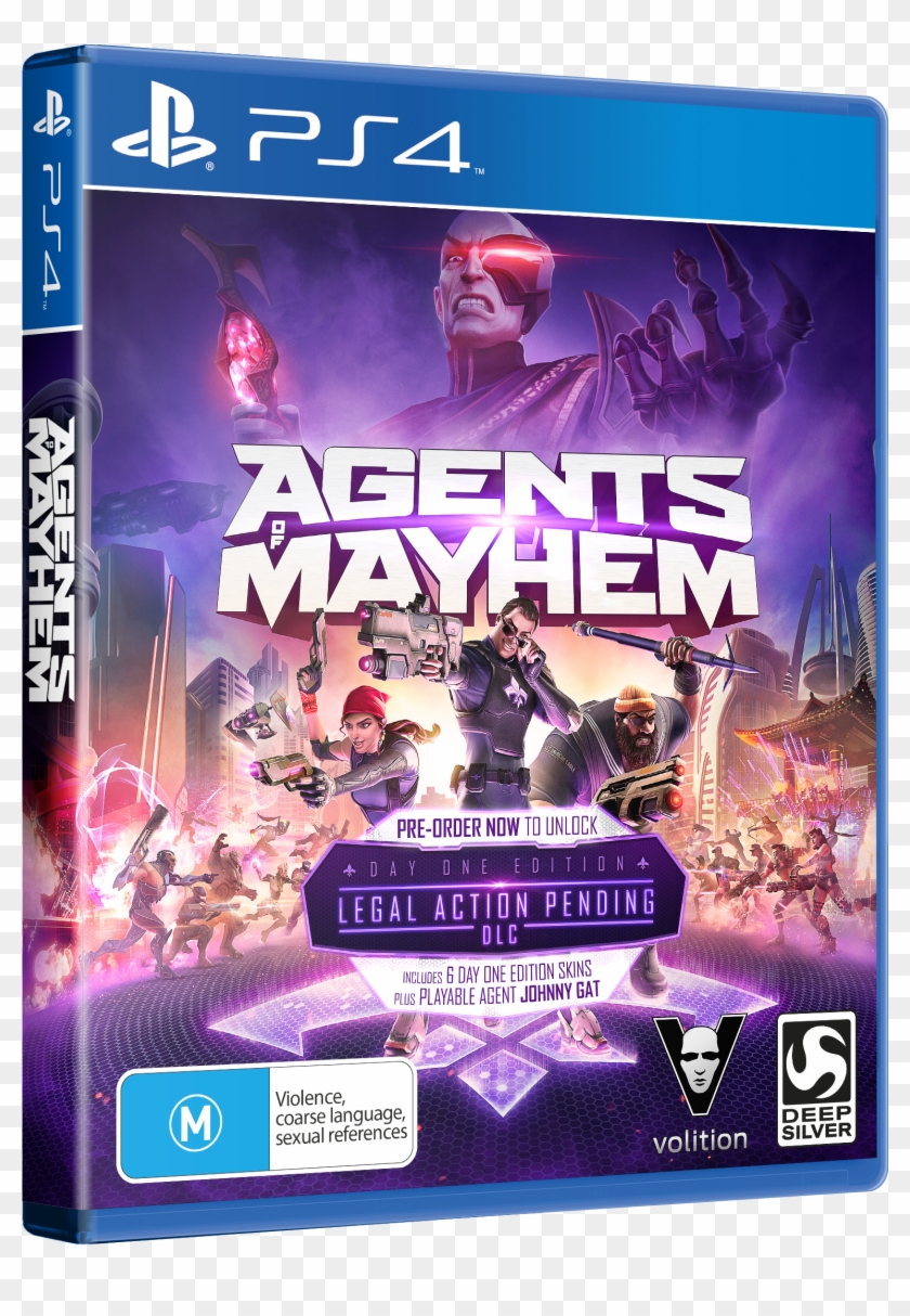 Ten Lucky Readers Will Win A Day One Edition Copy Of - Agents Of Mayhem Game Ps4 Clipart