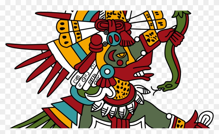 Catching Quetzalcoatl - Mayan God Kukulcan Clipart