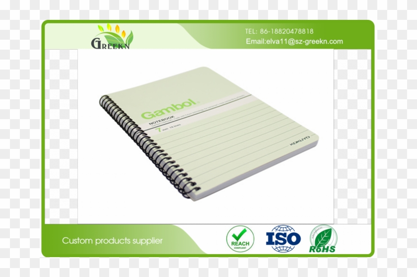 Glossy Lamination A5 Spiral Bound Notebook With 4c - Note 1 Exercise Book Clipart