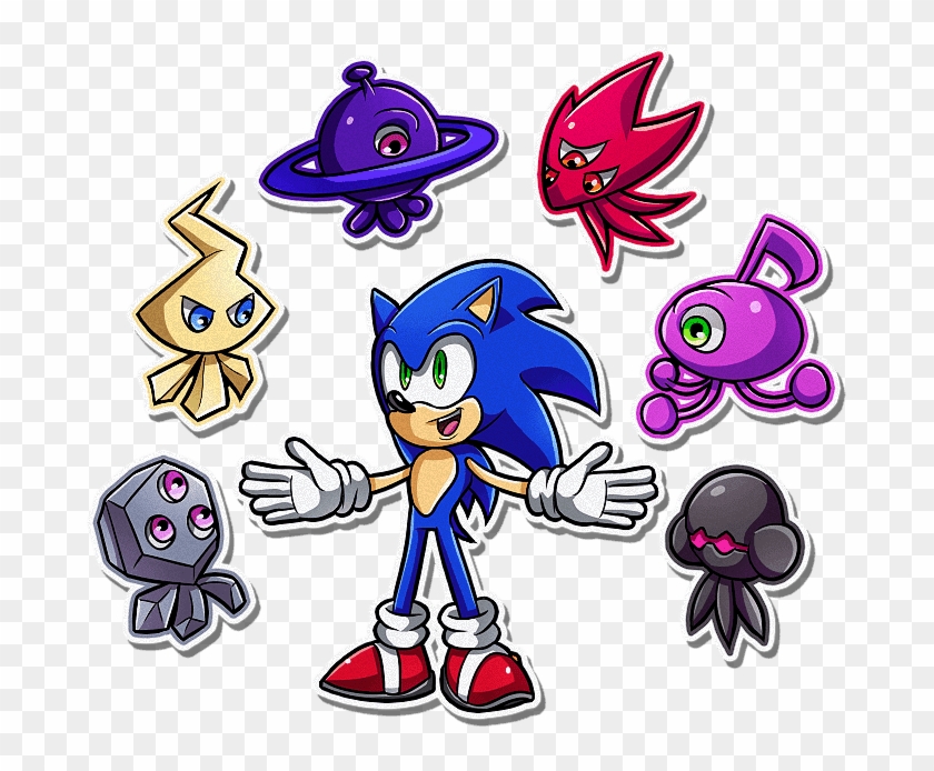 Sonic Lost World - Sonic Lost World Wisps Names Clipart