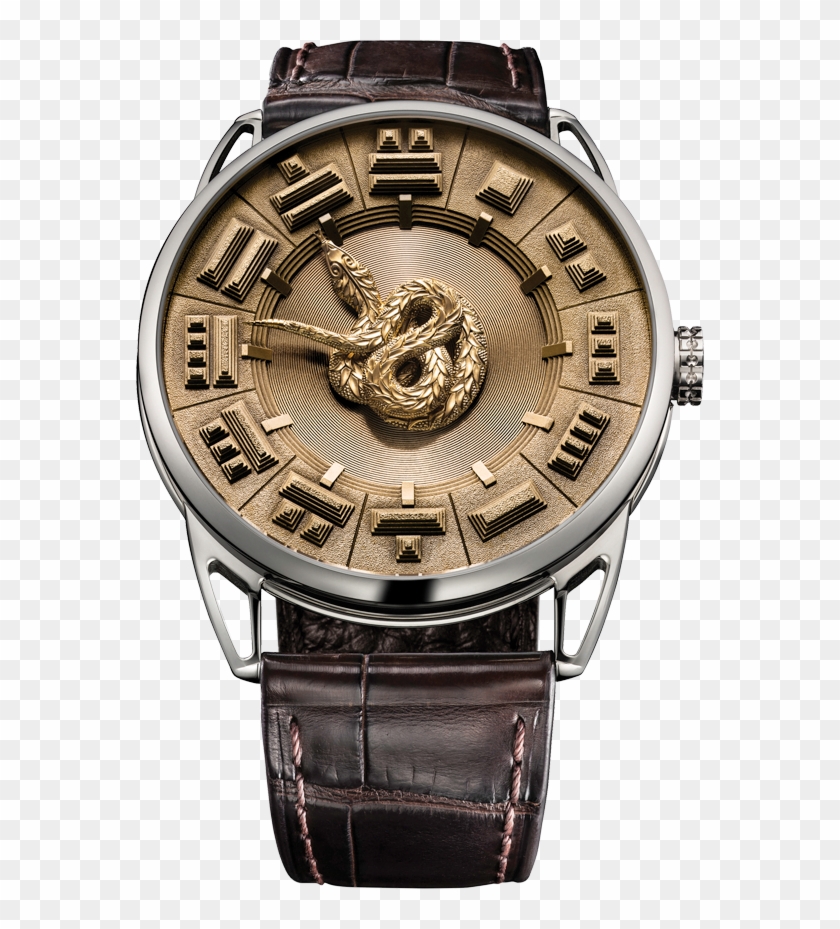 La Cote Des Montres - Quetzalcoatl Watch Face Clipart #5555277