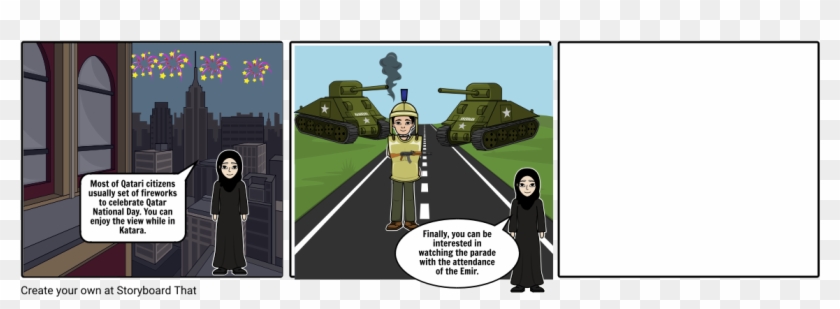 Qatar National Day - Cartoon Clipart