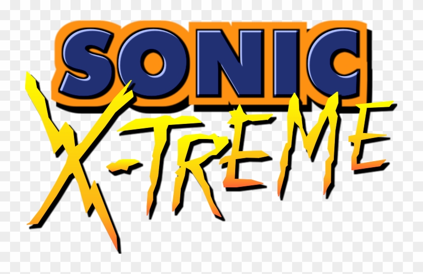Sonic Xtreme Logo - Sonic X-treme Clipart #5556278