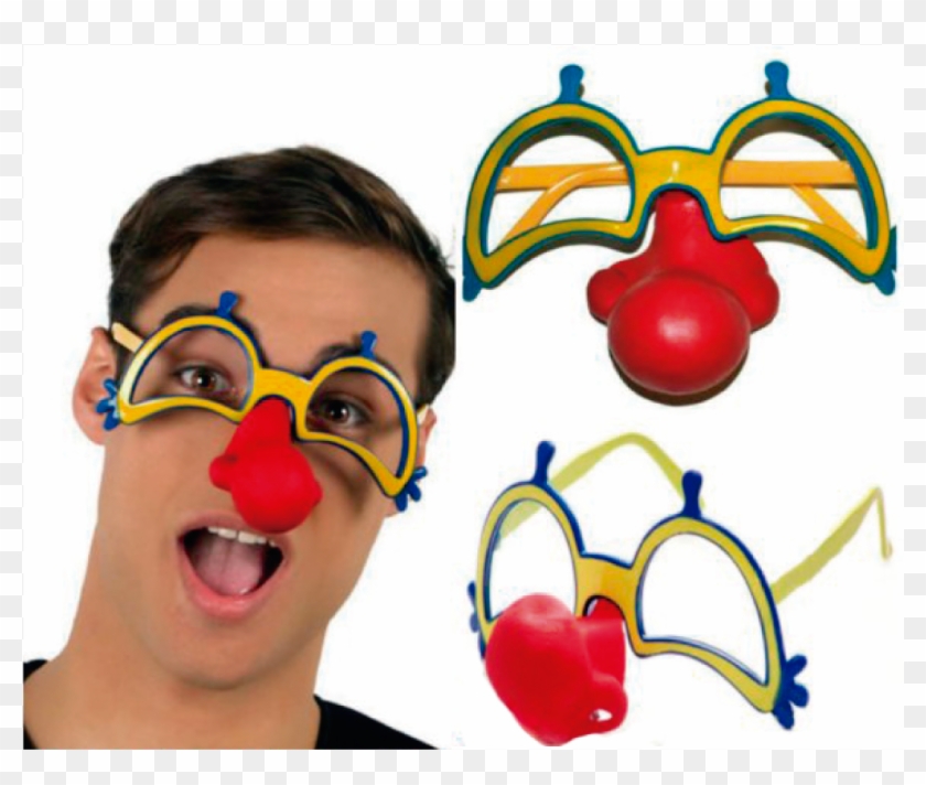 Anteojos Payaso Con Nariz - Clown Clipart #5556314