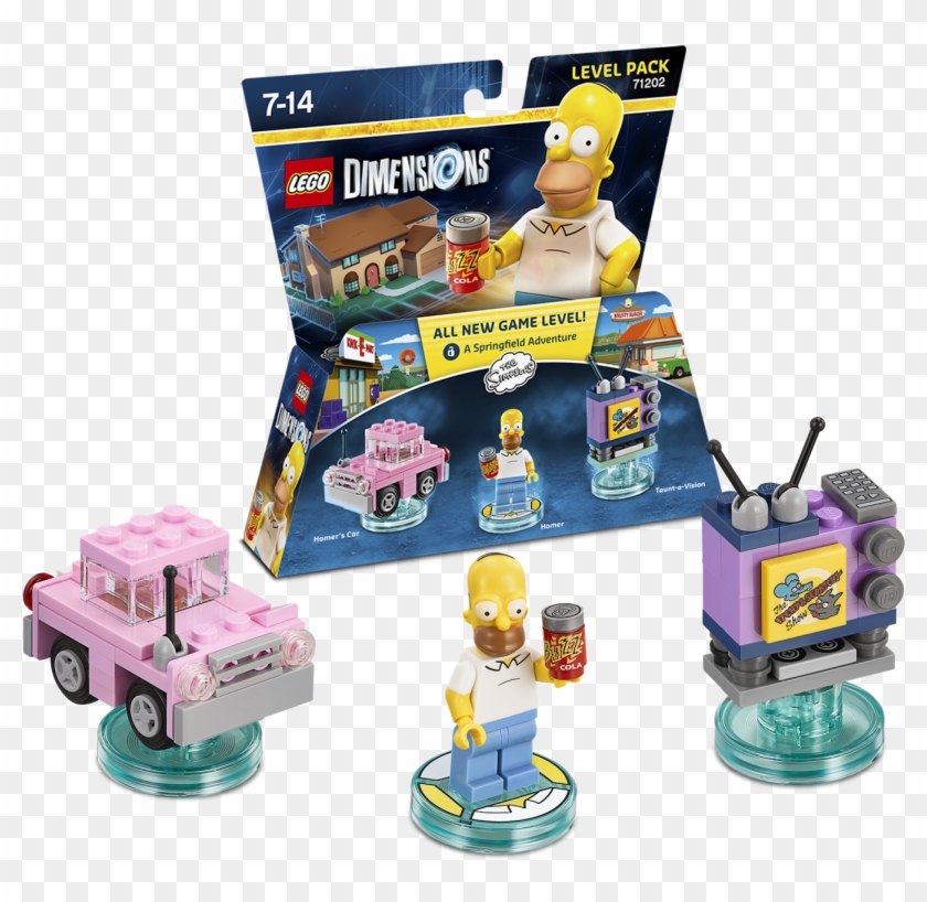 Follow Lego Dimensions At - Simpsons Lego Dimensions Clipart