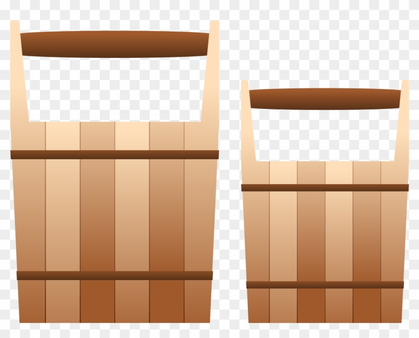 This Free Icons Png Design Of Wooden Pails - Clip Art Transparent Png