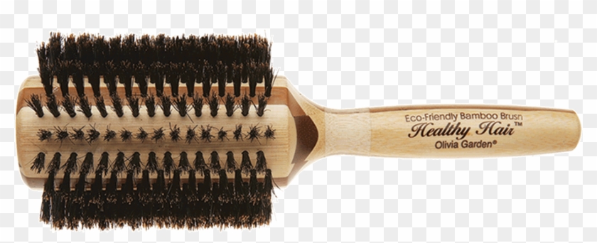 Round Boar Bristle Brush - Brush Clipart