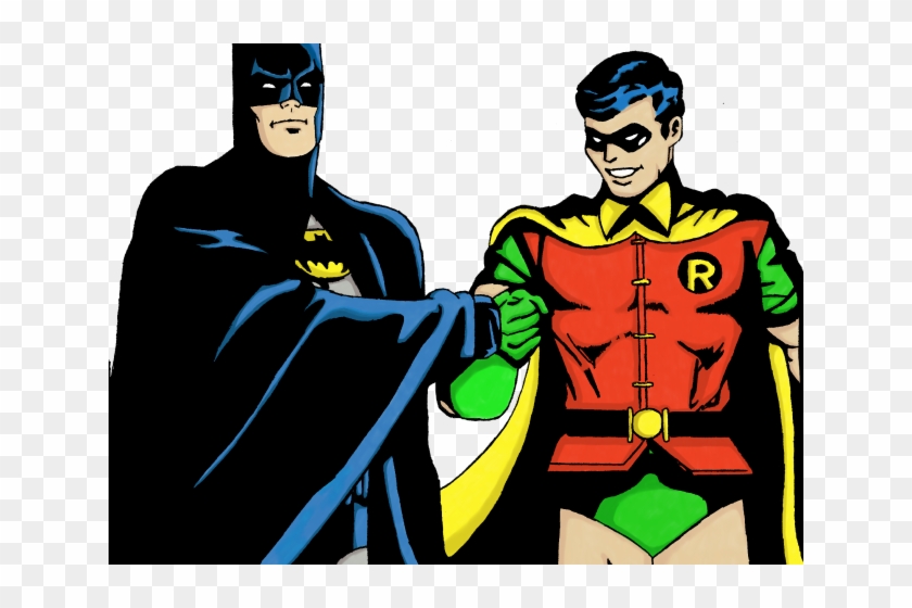 Superhero Robin Clipart Batman Character - Batman And Robin Png Transparent Png