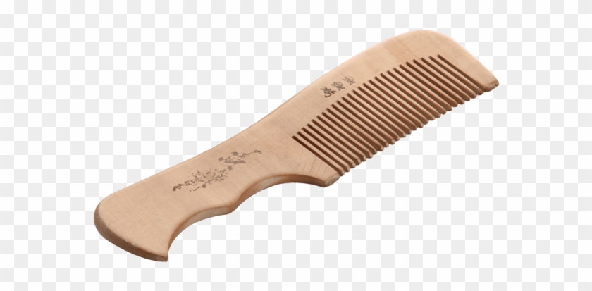 Peach Wood Comb - Расческа На Прозрачном Фоне Clipart #5556722