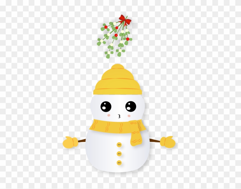 Christmas Holiday Emoji Messages Sticker-3 - Snowman Clipart #5556826