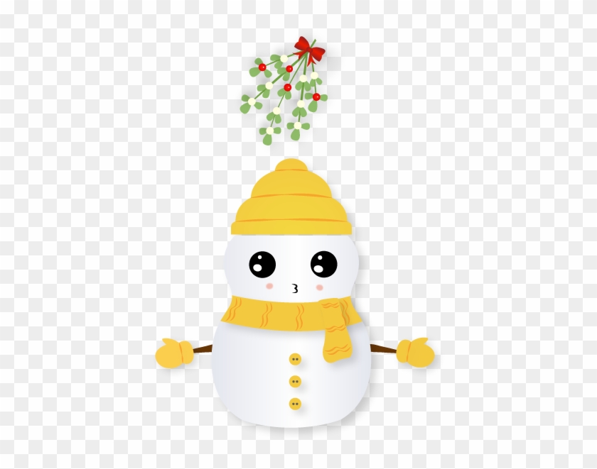 Christmas Holiday Emoji Messages Sticker-3 - Snowman Clipart