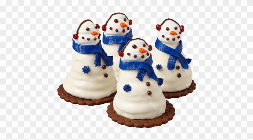 Lil' Snowmen Ice Cream Cake - Snowmen Icecream Clipart