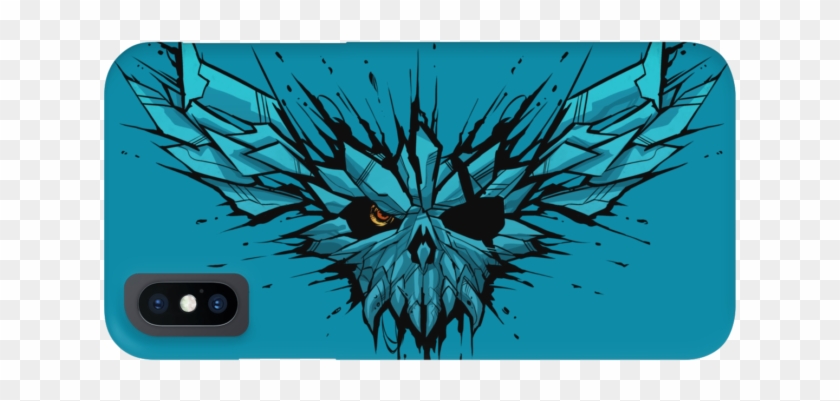 Skull Phone Case - Graphic Design Clipart #5556977