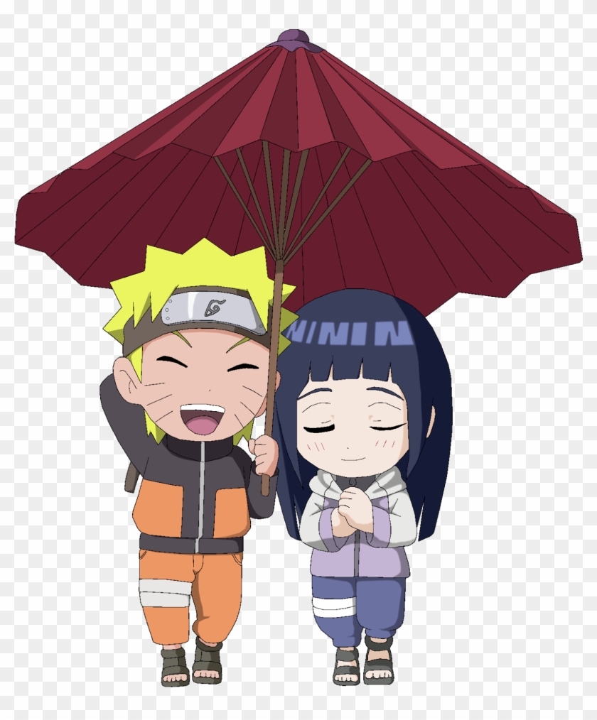 Render Naruto Hinata - Naruto And Hinata Chibi Clipart #5557227