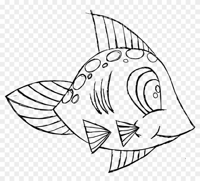 Banner Royalty Free Fishes Drawing Mouth - Coral Reef Fish Clipart